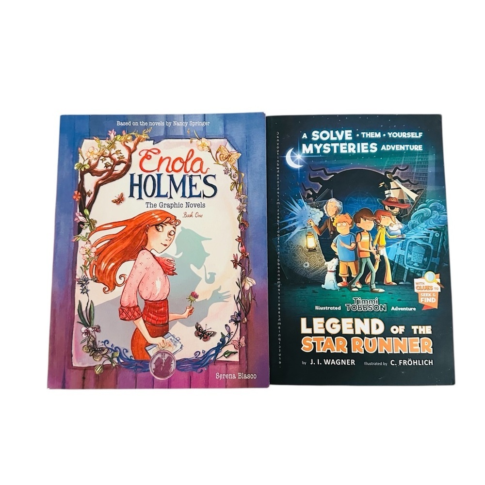 Bundle of 6 Illustrated Kids/Teen Graphic Novel Cartoon Books - Picture 5 of 5